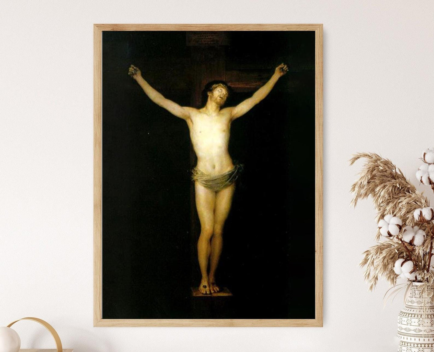 Affiche Christ Crucifié – Impression artistique de Goya, 1780