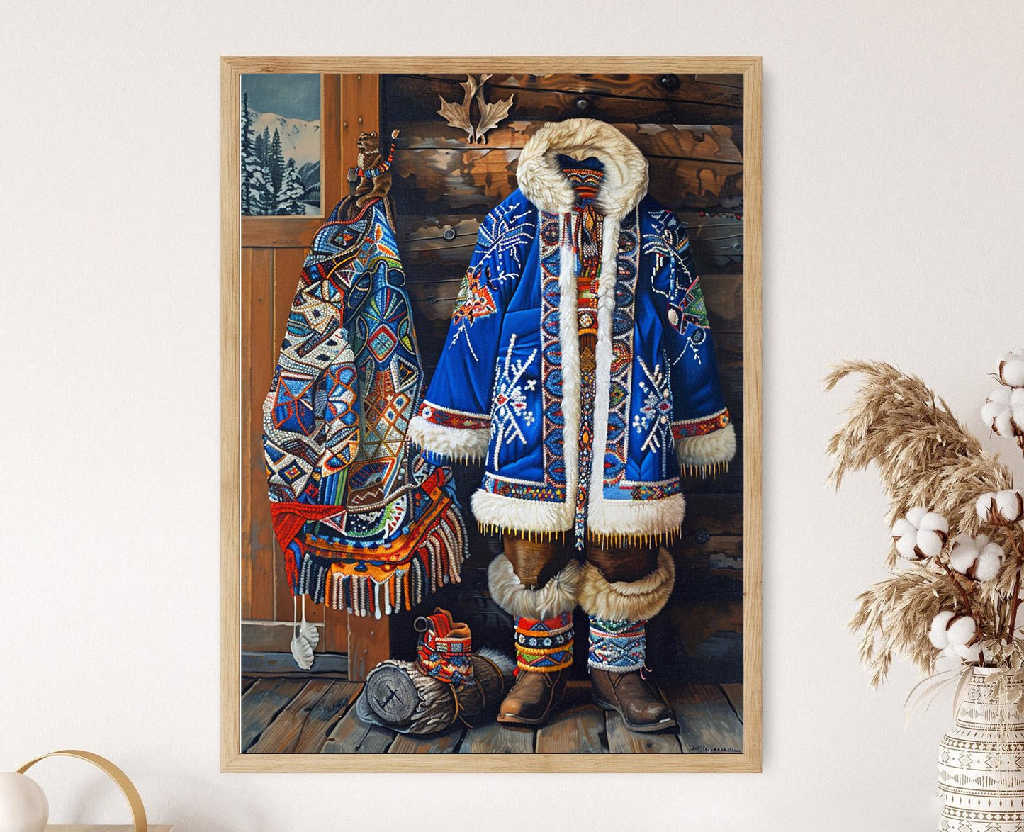 Affiche Art Inuit – Poster Peinture du Patrimoine Arctique