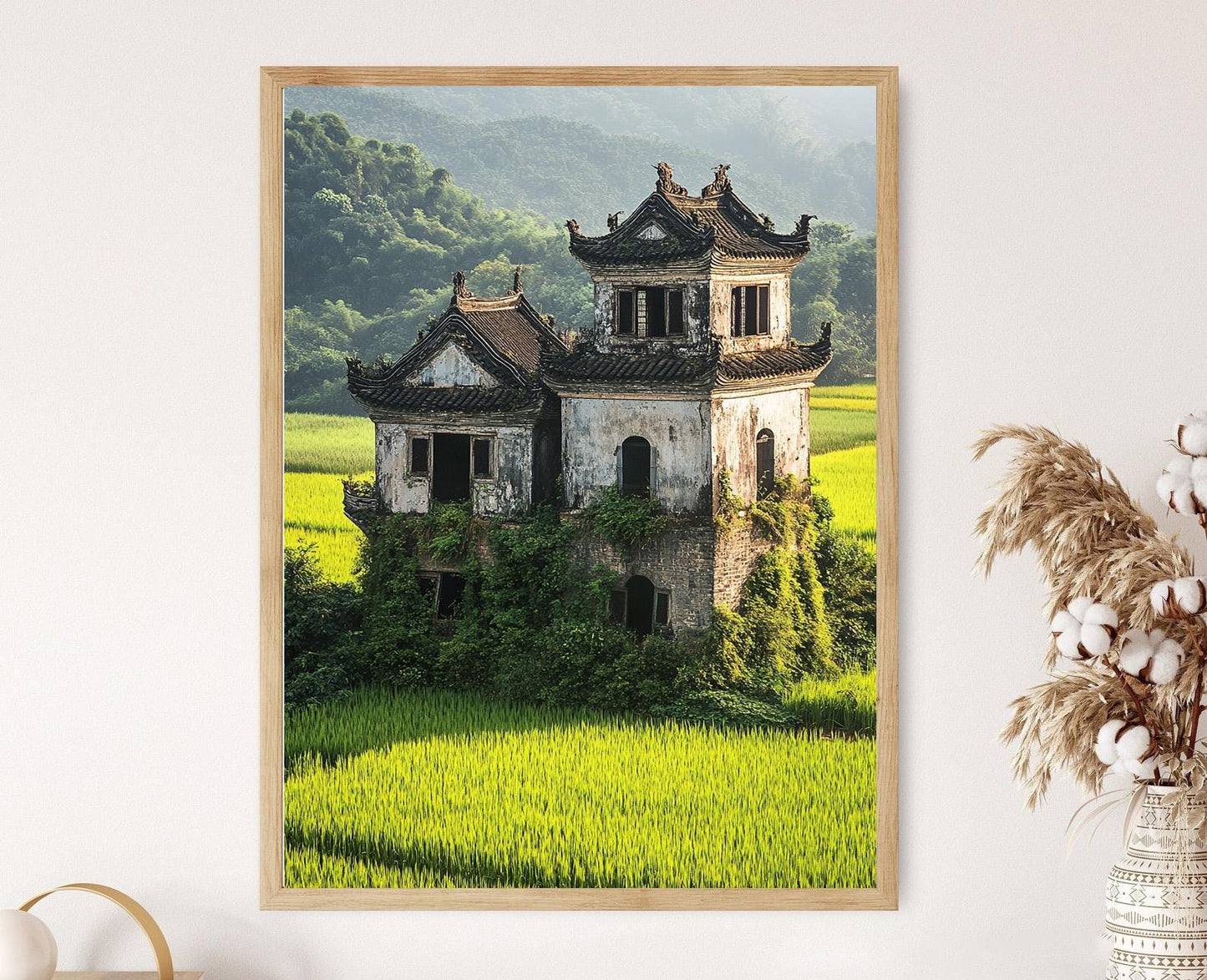 Affiche Kaiping Diaolou – Poster des Tours Fortifiées de Chine
