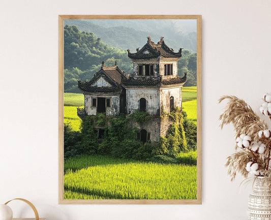 Affiche Kaiping Diaolou – Poster des Tours Fortifiées de Chine