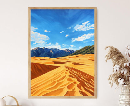 Affiche Dunes de Sable – Poster Paysage du Haut Désert du Colorado