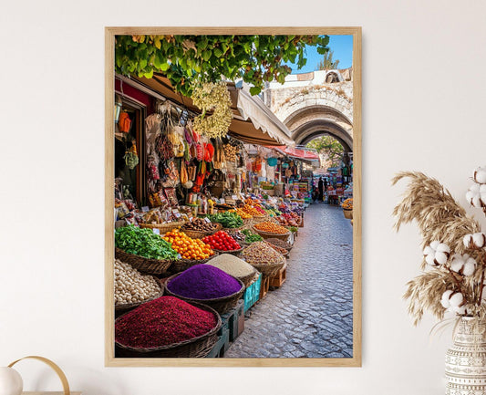 Affiche Chypre – Poster Art Print des Vendeurs du Vieux Quartier