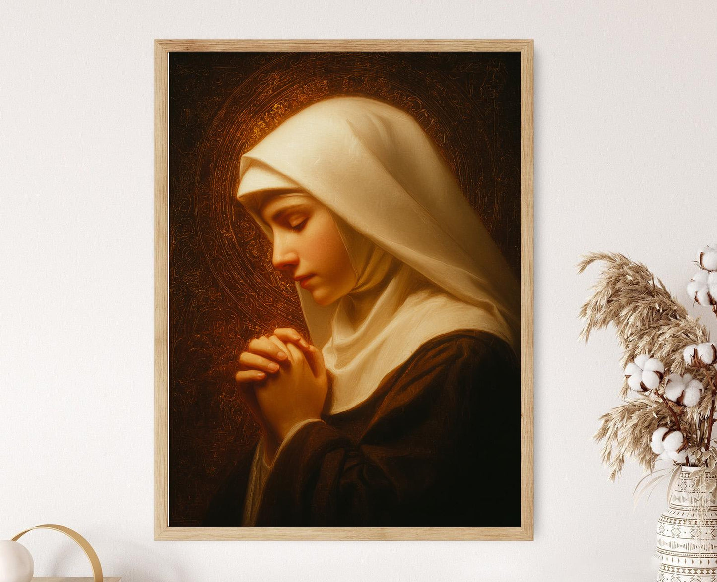 Affiche Bienheureuse Élisabeth de la Passion – Art Catholique Sérénité Carmélite