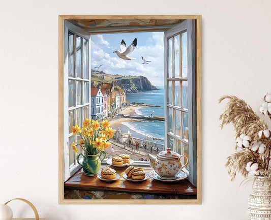 Affiche Llandudno – Poster Art de la mer du Pays de Galles