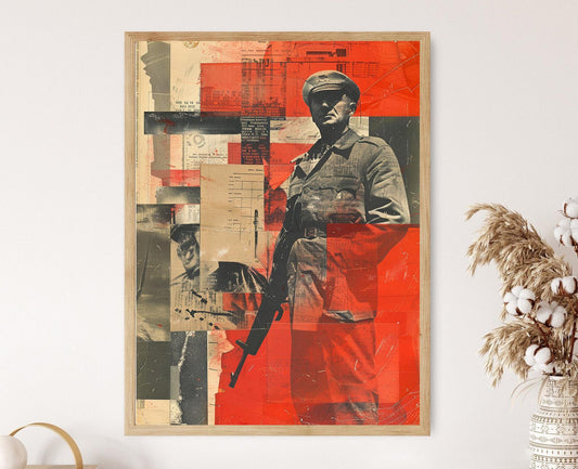 Affiche Collage Avant-Garde – Poster Photomontage Inspiré de Rodchenko