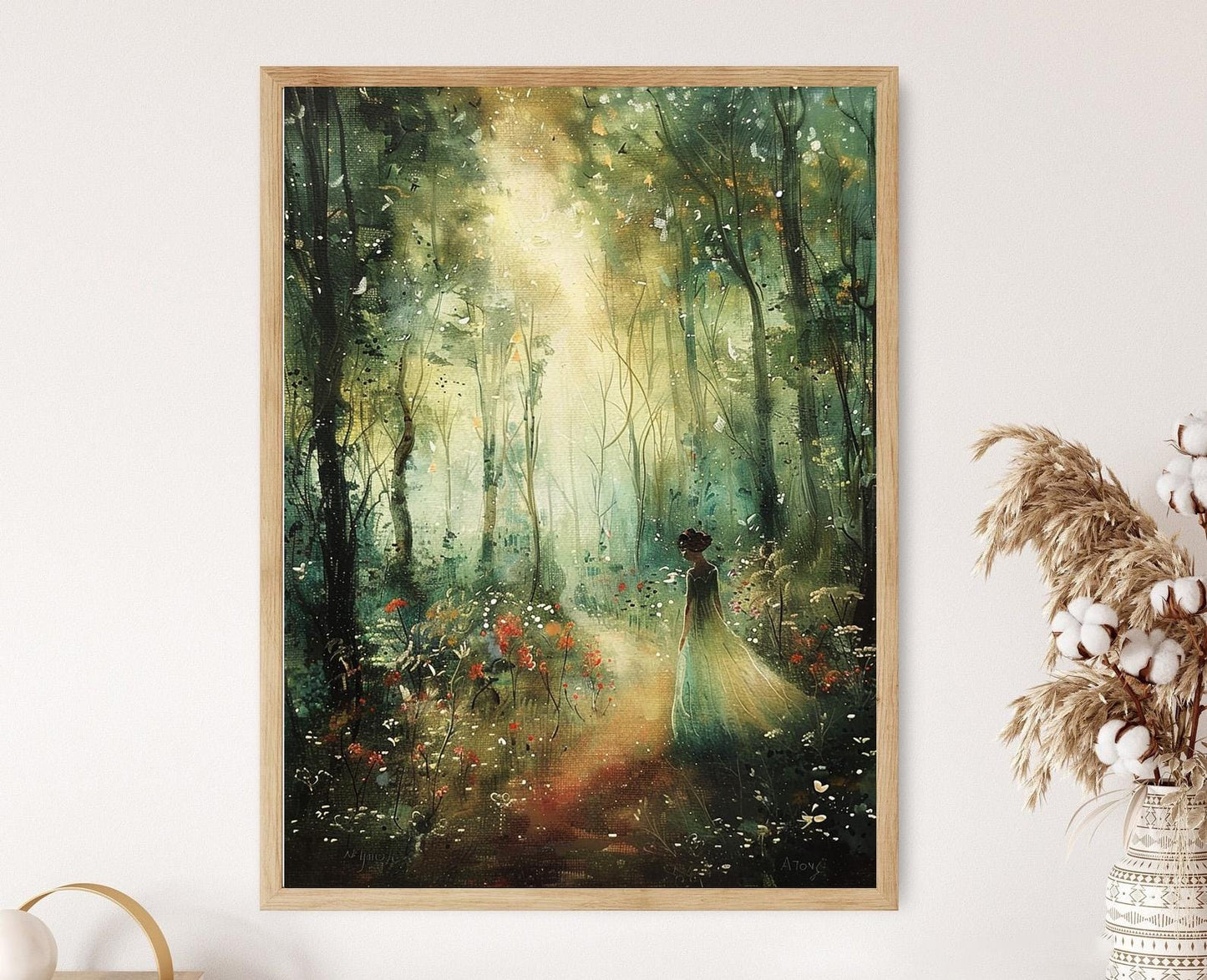 Affiche Conte Allemand – Poster Illustration des Frères Grimm