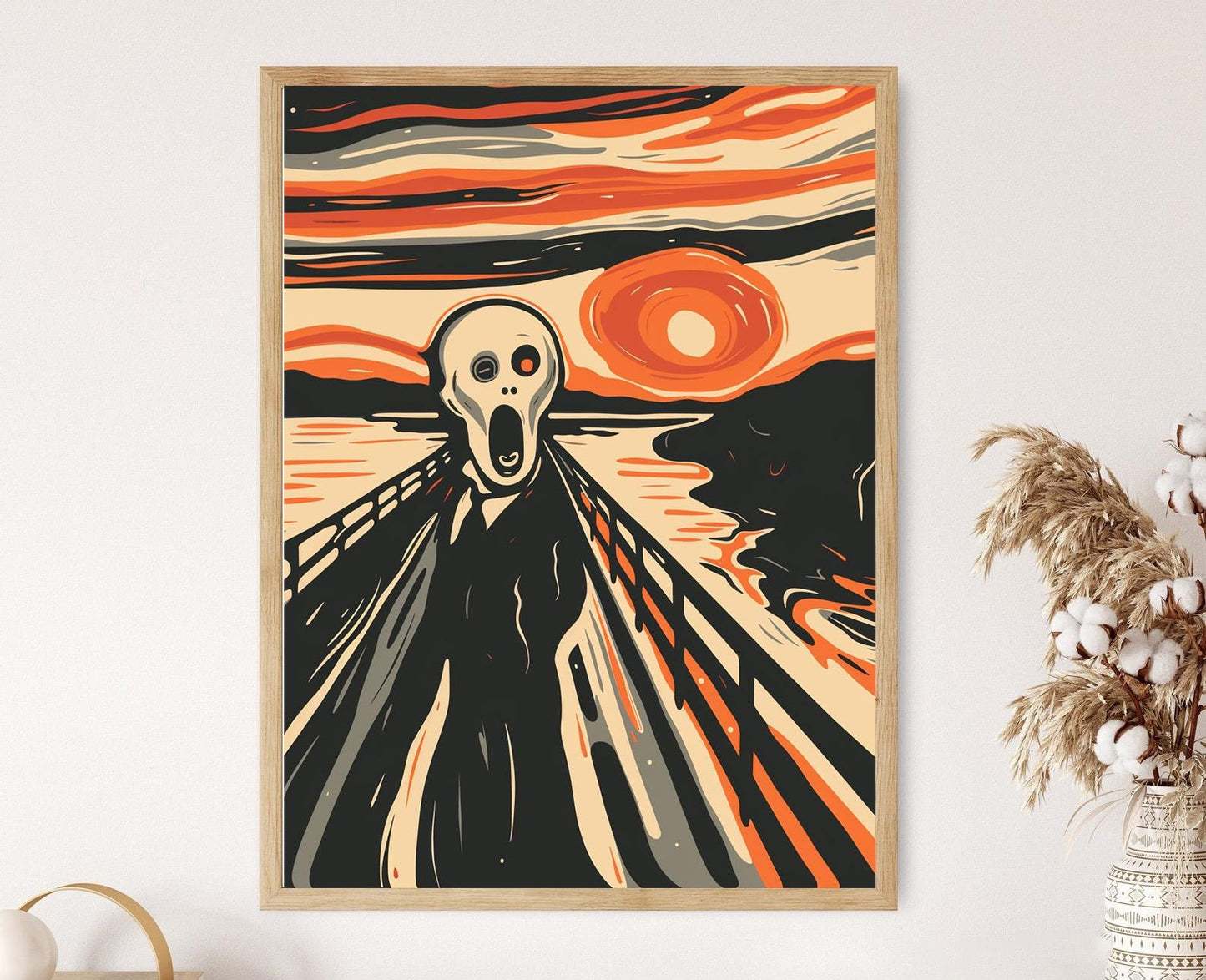 Affiche Expressionnisme Inspirée d'Edvard Munch – Art Moderne Norvégien