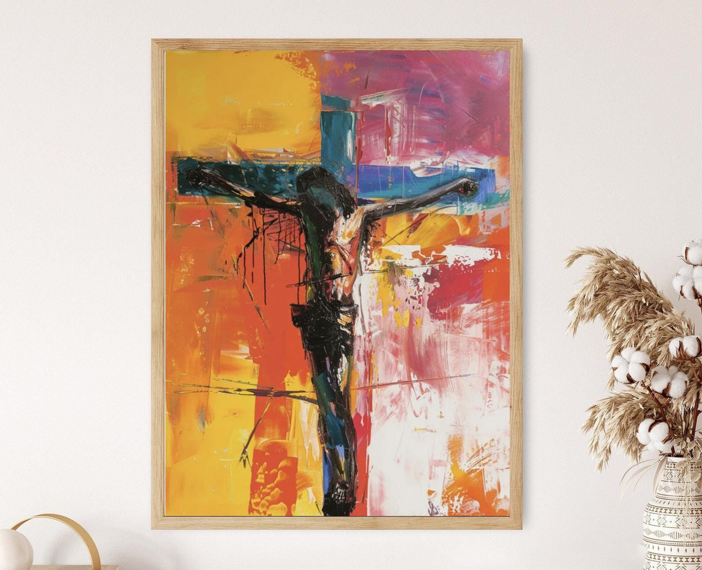 Affiche Crucifixion – Art inspirant pour la décoration murale chrétienne