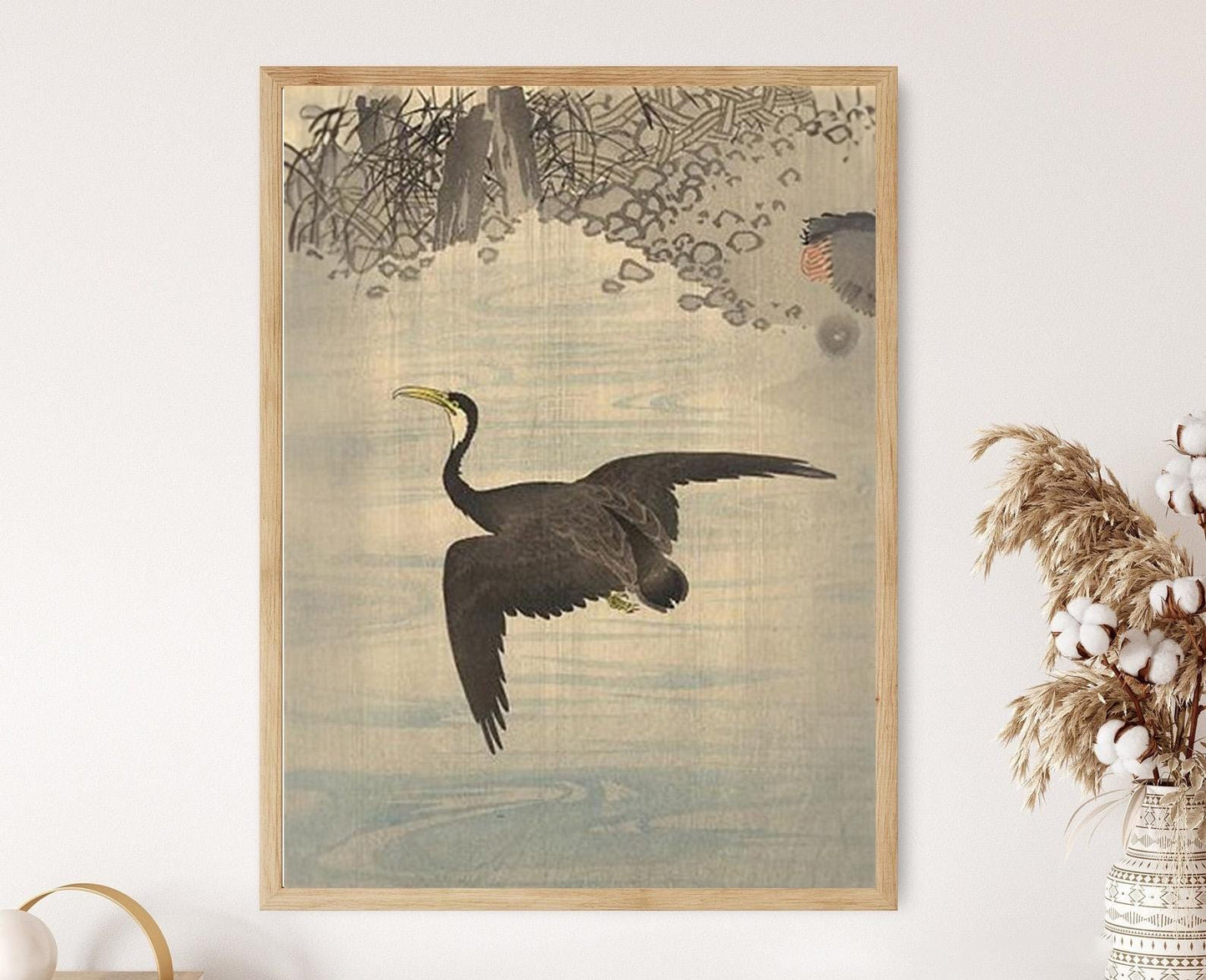 Affiche Cormorant 1910 – Poster Art Shin Hanga d'Ohara Koson