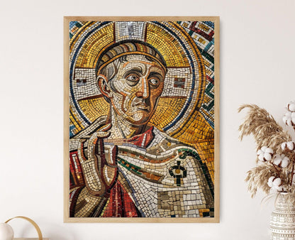Affiche Mosaïques du Vatican – Poster Art religieux historique