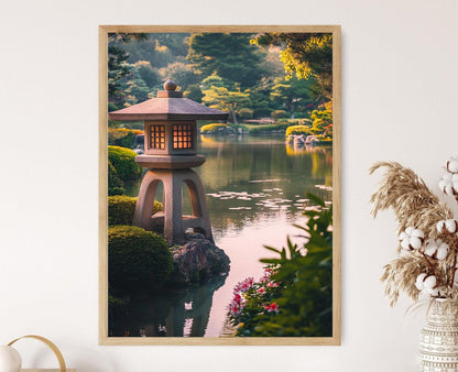 Affiche Jardin Kenrokuen – Poster Art du Japon
