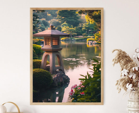 Affiche Jardin Kenrokuen – Poster Art du Japon