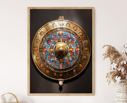 Affiche Bouclier Janissaire – Poster Art de la Guerre Turque