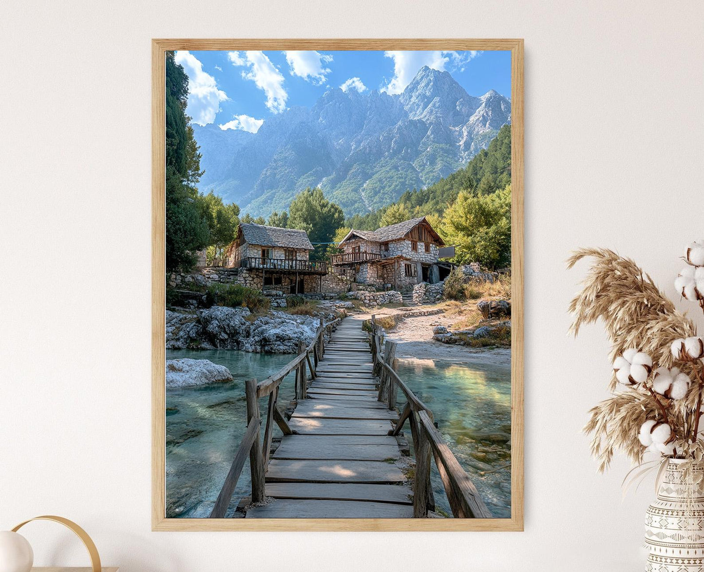 Affiche Parc National Theth – Poster Montagnes Rugueuses d'Albanie