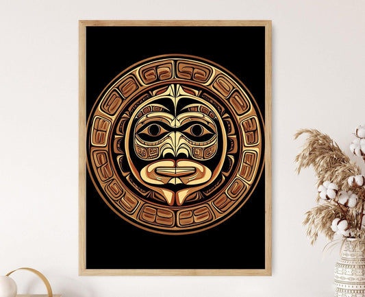 Affiche Haida – Arts de la lumière, vie, renouveau et équilibre